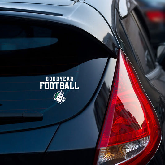 Goodyear Football Stacked Sticker