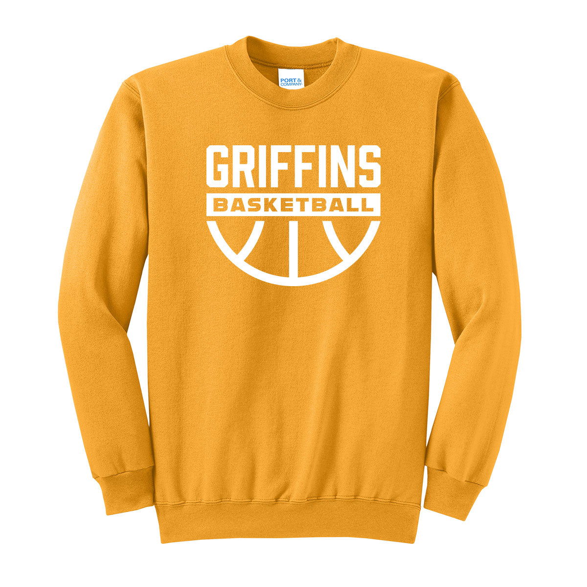 Griffins Basketball Ball Unisex Crewneck Sweatshirt