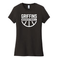 Griffins Basketball Ball Womens Fit Tee