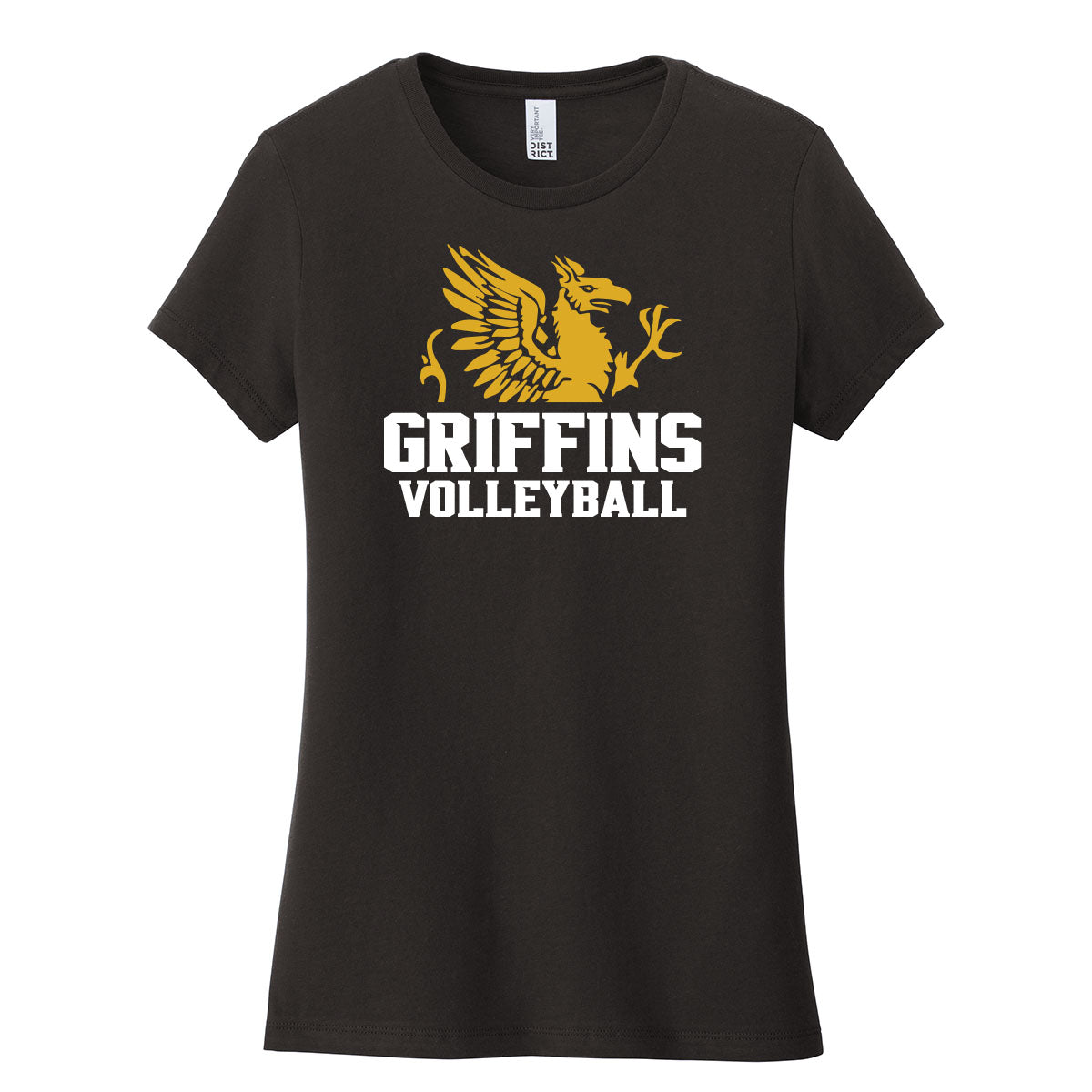 Griffins Volleyball  Womens Fit Tee