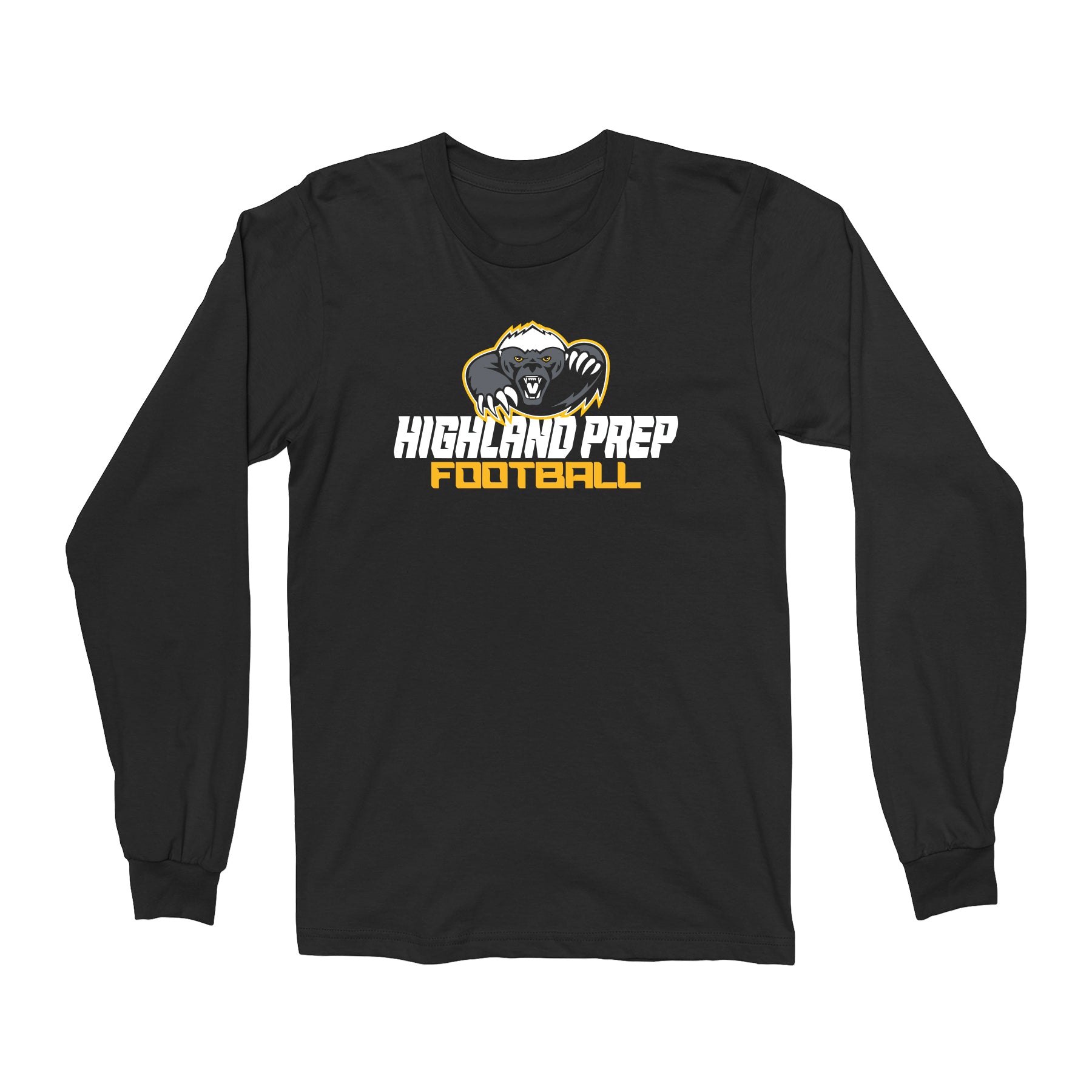 Highland Prep Football Unisex Long Sleeve Tee