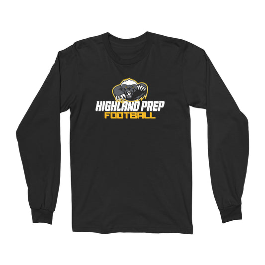 Highland Prep Football Unisex Long Sleeve Tee