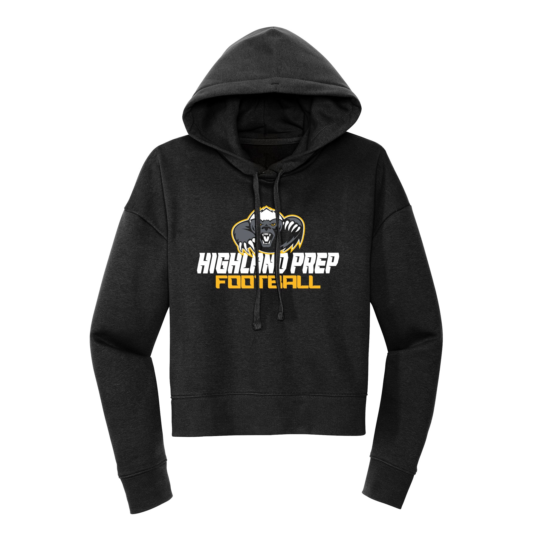 Highland Prep Football Cropped Hoodie