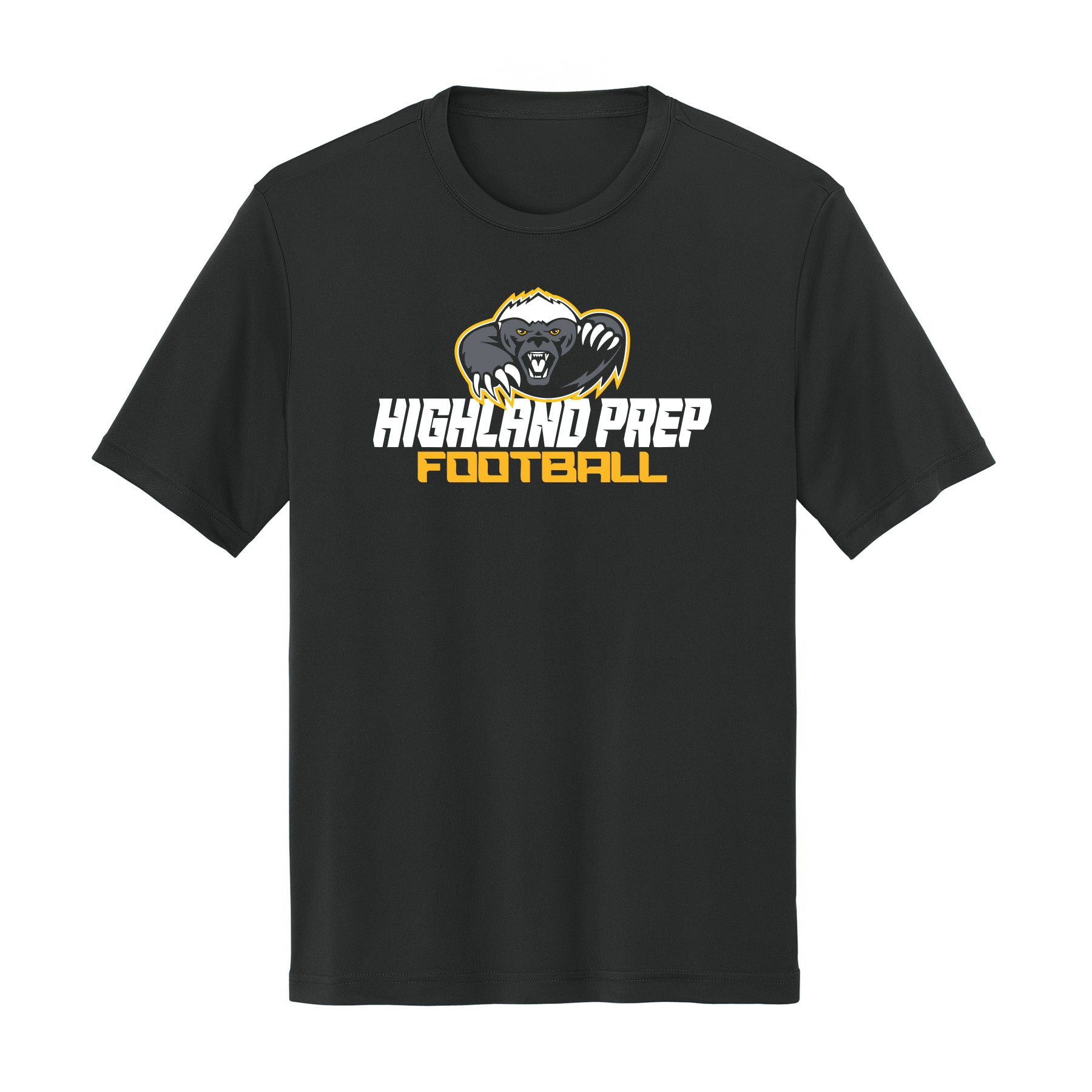 Highland Prep Football Dri Fit Tee