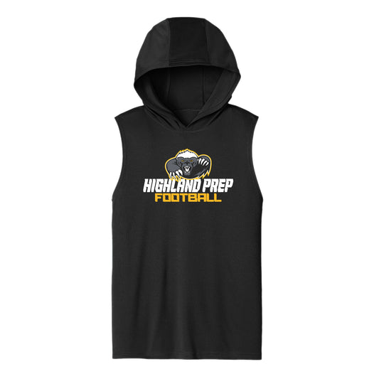 Highland Prep Football Unisex Dri Fit Hooded Tank