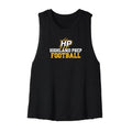 HP Football Cropped Racerback Tank