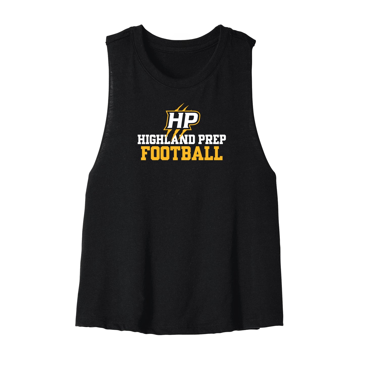HP Football Cropped Racerback Tank