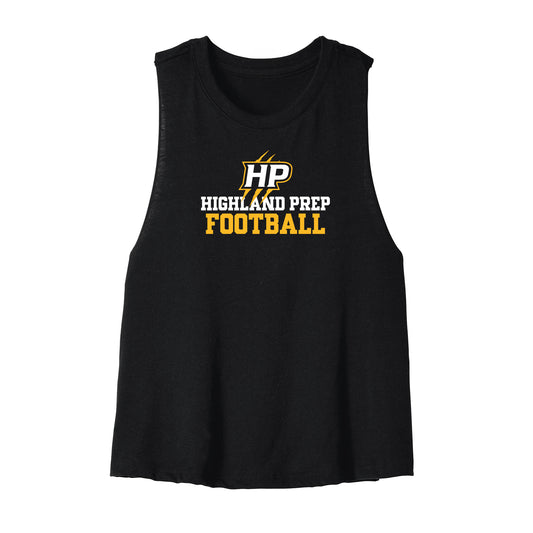 HP Football Cropped Racerback Tank
