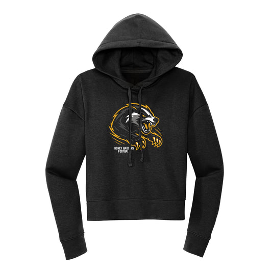 Honey Badgers Football Cropped Hoodie