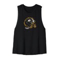 Honey Badgers Football Cropped Racerback Tank