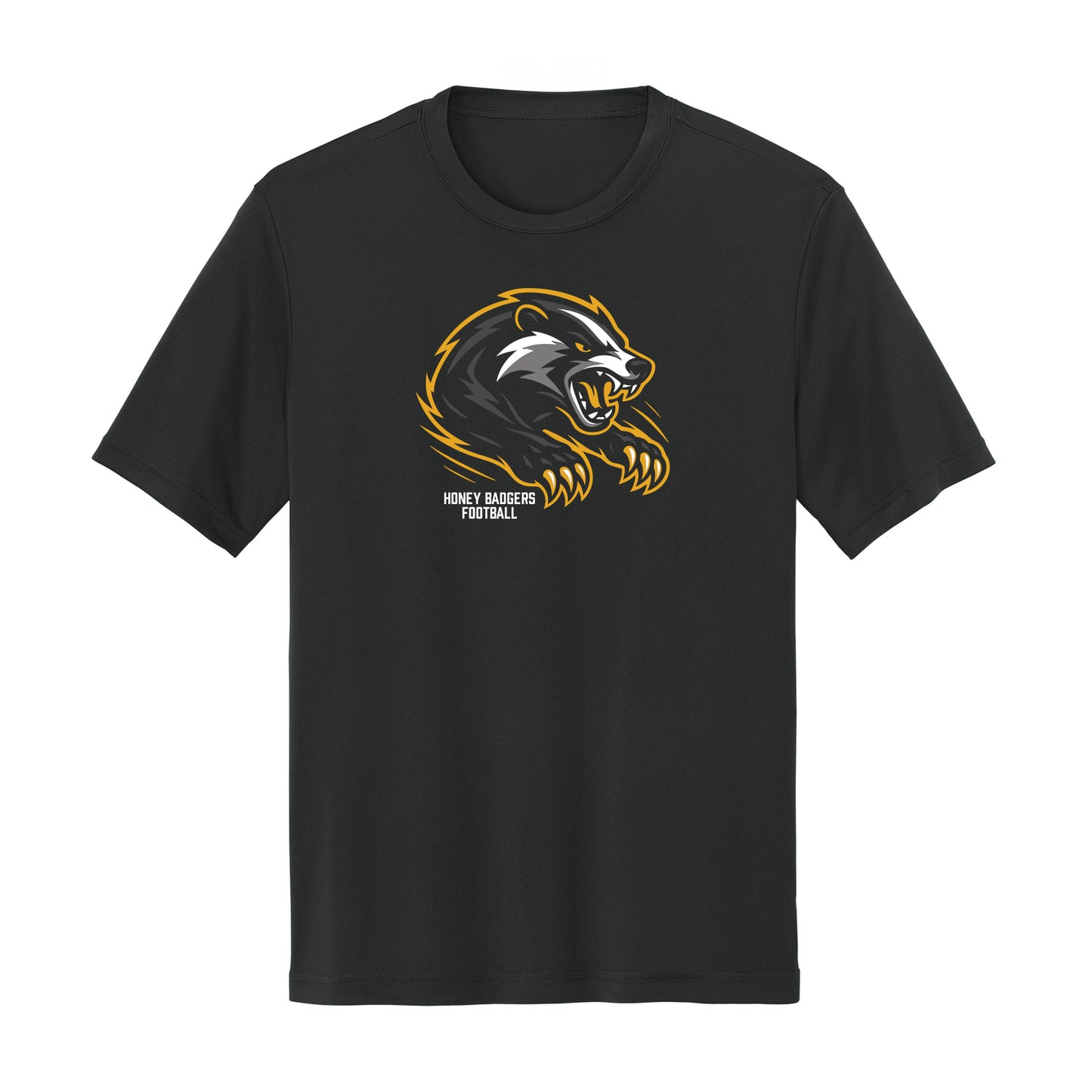 Honey Badgers Football Dri Fit Tee