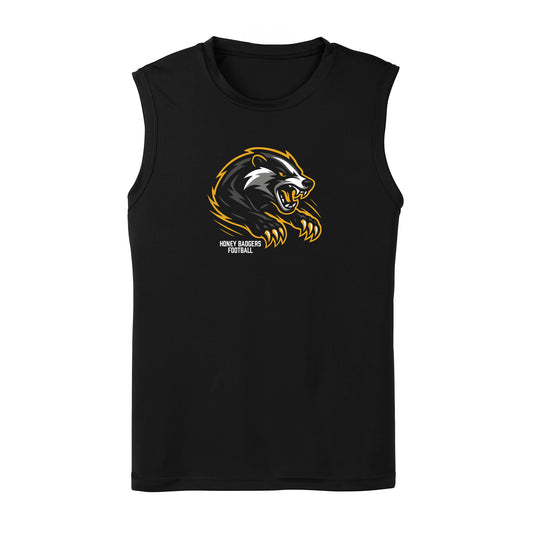Honey Badgers Football Performance Sleeveless Tank