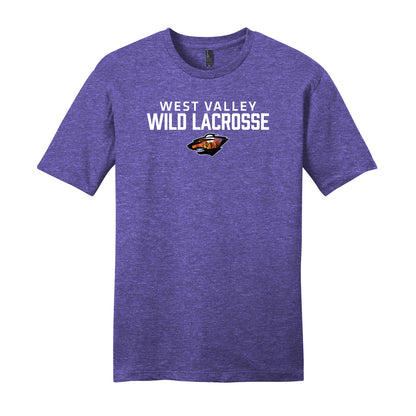 West Valley Wild Lacrosse Stacked Unisex Tee
