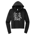 I Collect Crowns Cropped Hoodie