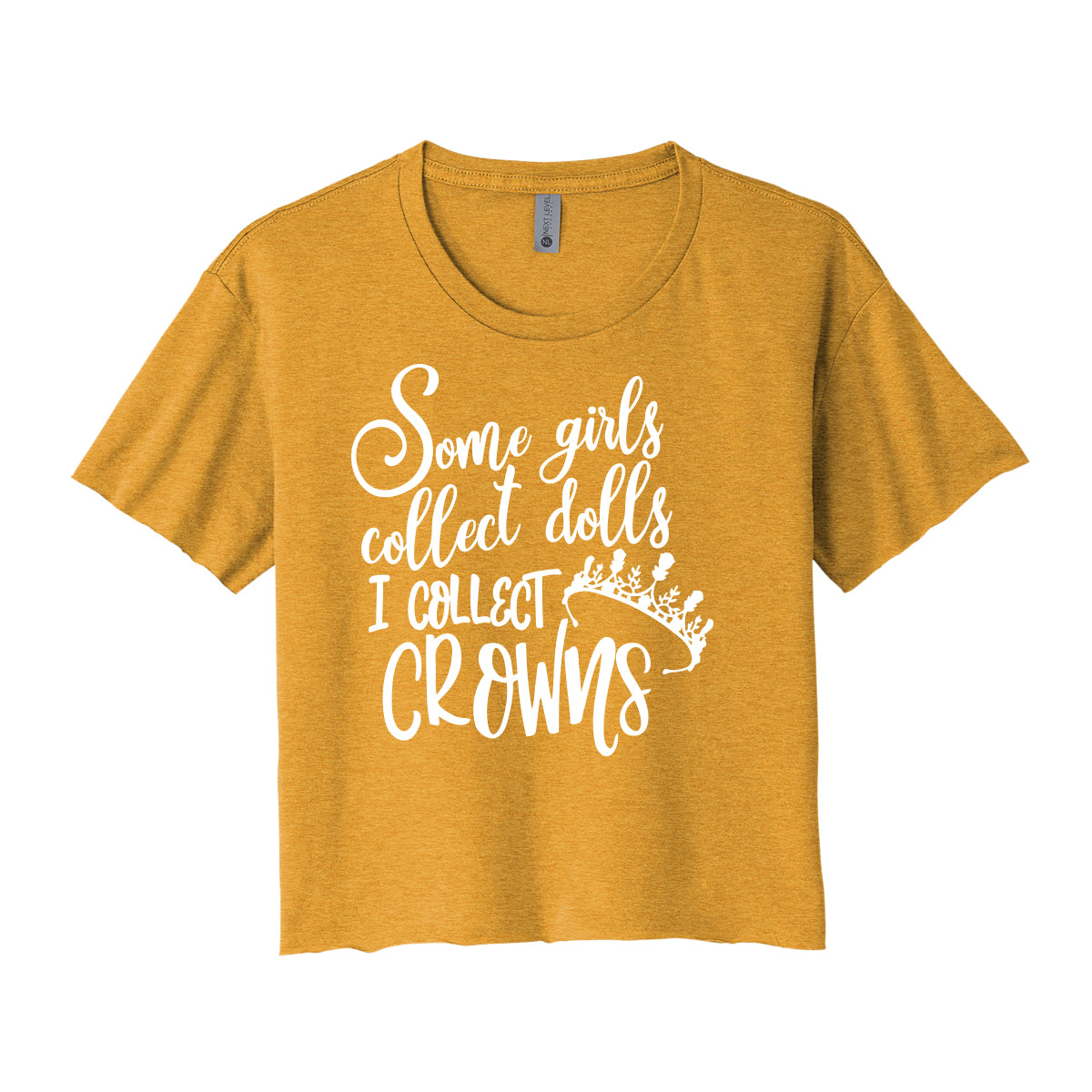 I Collect Crowns Cropped Tee