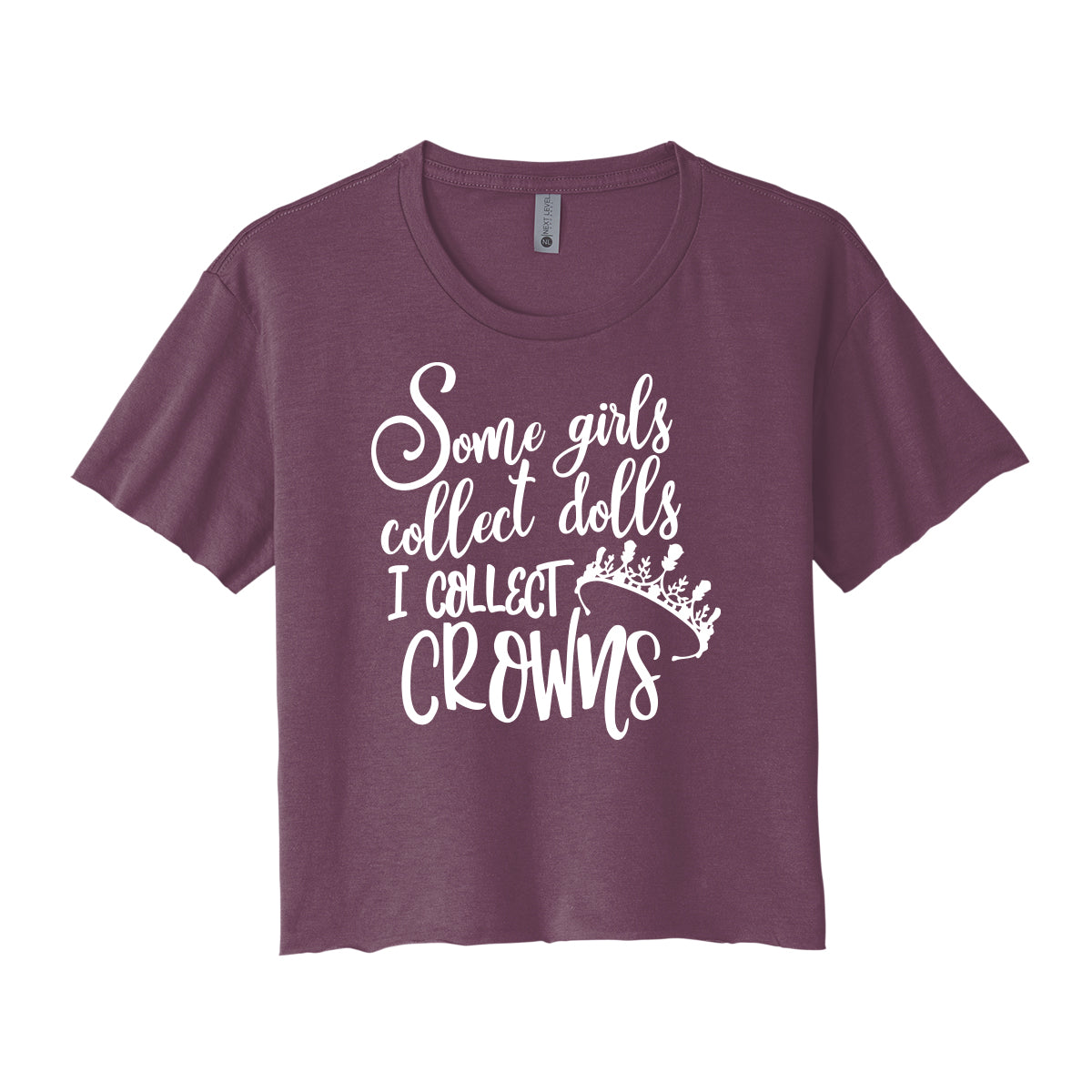 I Collect Crowns Cropped Tee