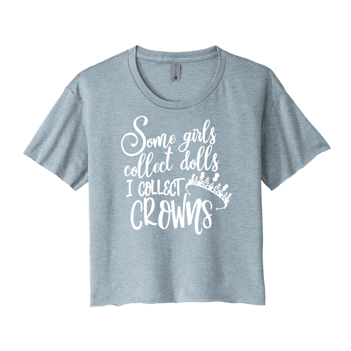I Collect Crowns Cropped Tee