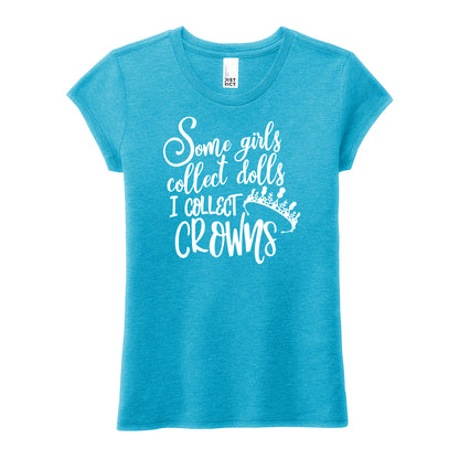 I Collect Crowns Girls Tee