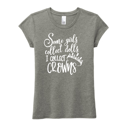 I Collect Crowns Girls Tee