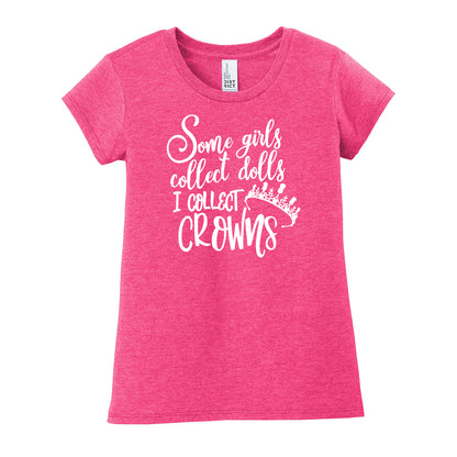 I Collect Crowns Girls Tee