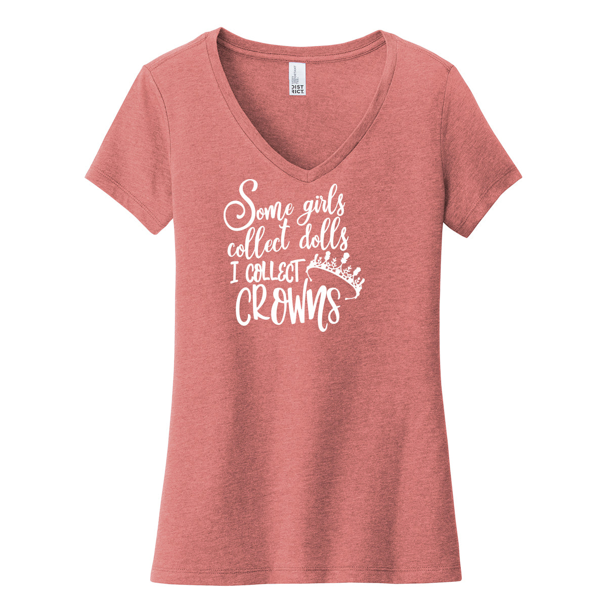 I Collect Crowns V-Neck Tee