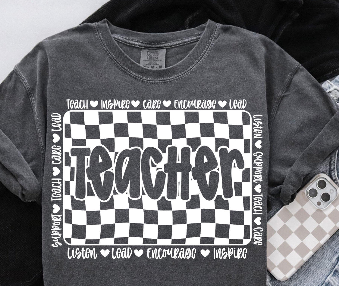 Teach, Listen, Lead, Encourage, Inspire... Unisex Tee