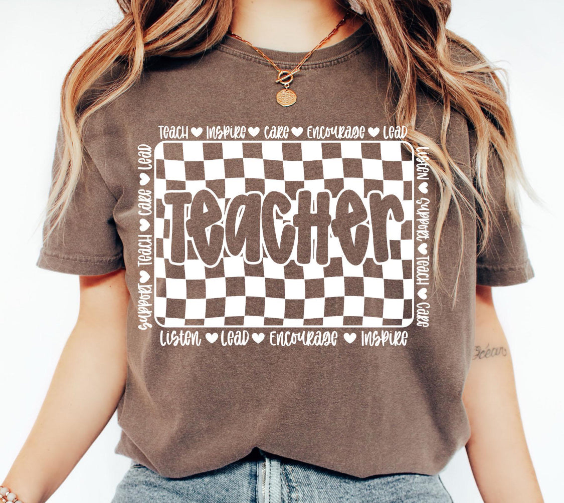 Teach, Listen, Lead, Encourage, Inspire... Unisex Tee