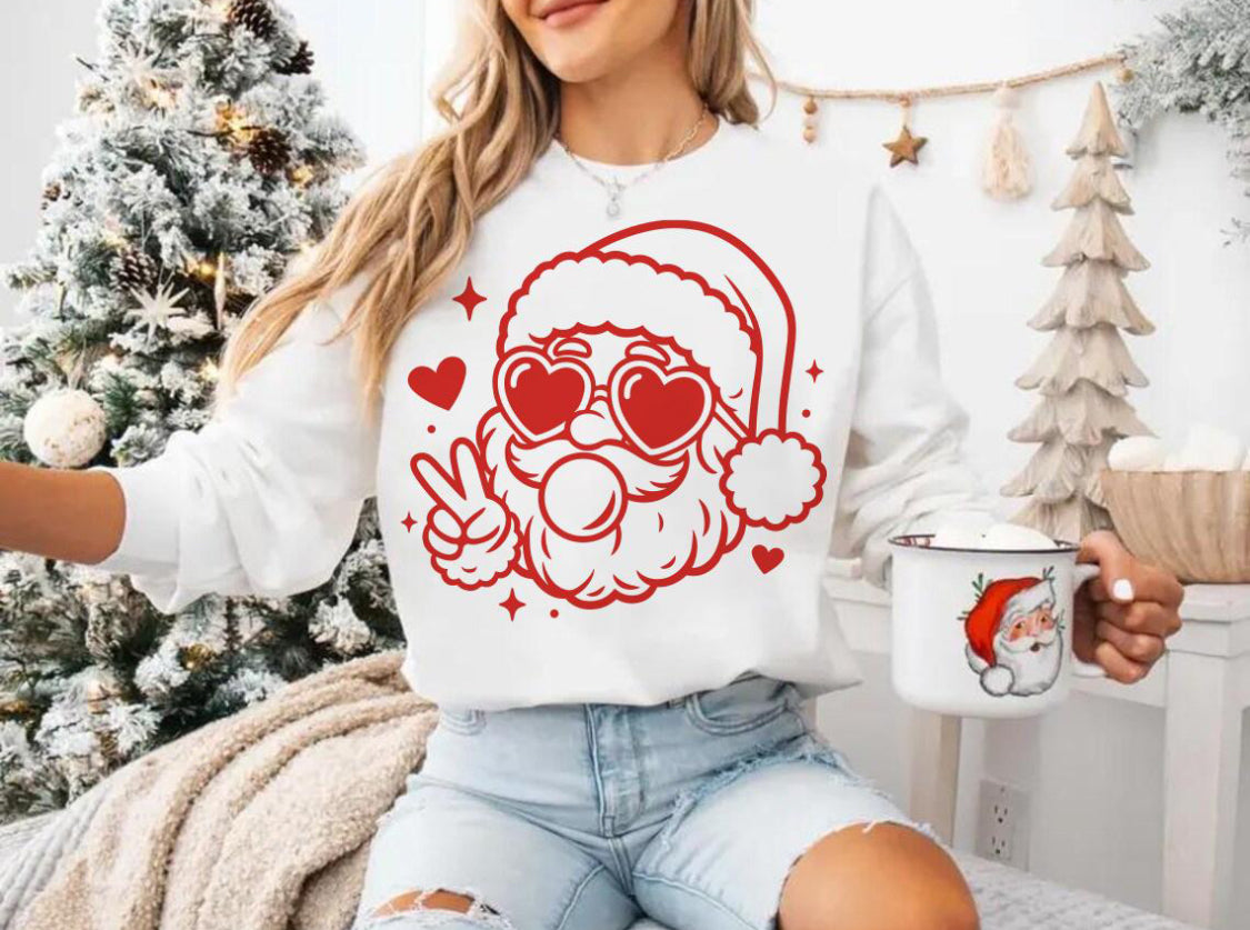 Pop Santa Unisex Crewneck Sweatshirt