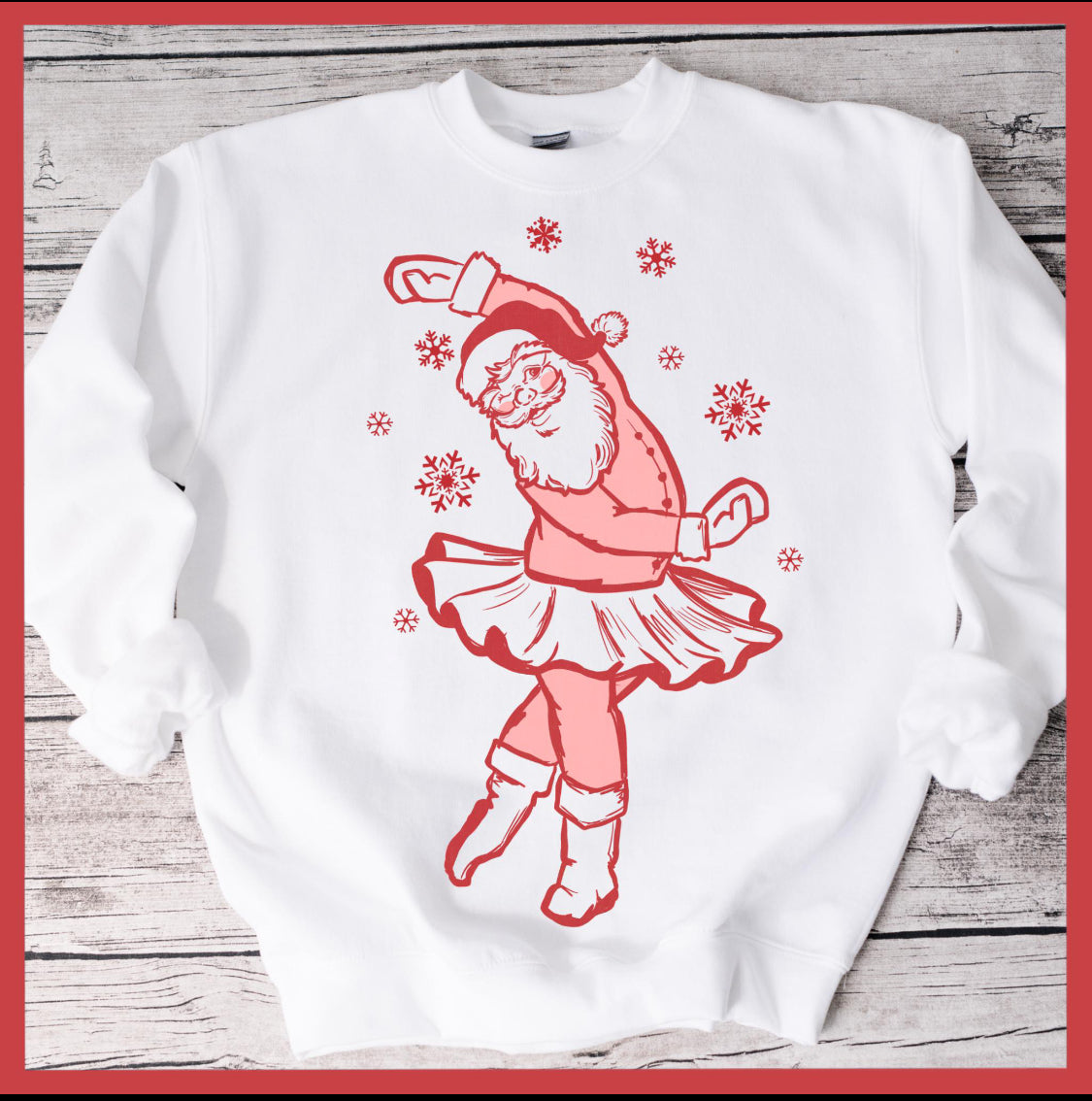 Dancing Santa Unisex Crewneck Sweatshirt