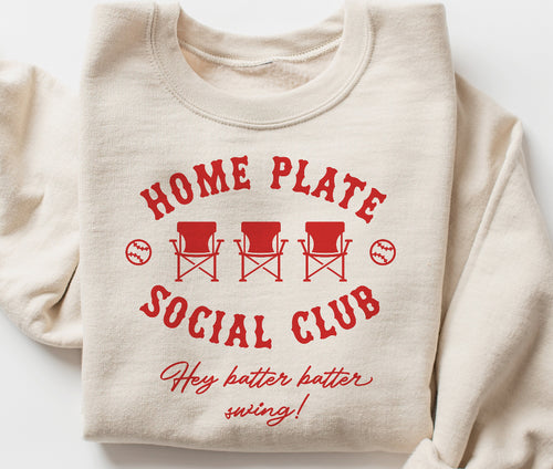 Home Plate Social Club Crewneck Sweatshirt