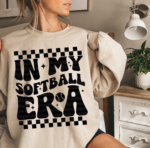 In My Softball Era Crewneck Sweatshirt