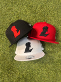 Liberty L New Era White Flat Bill Snapback