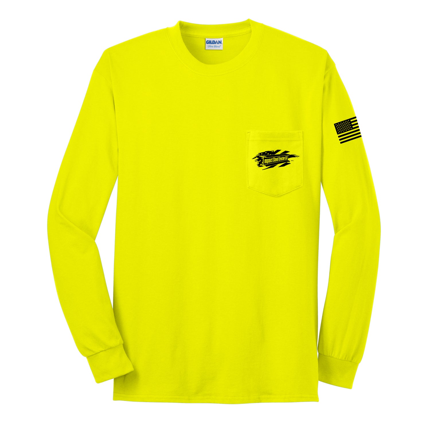 Impact Steel Erector Long Sleeve Pocket Tee