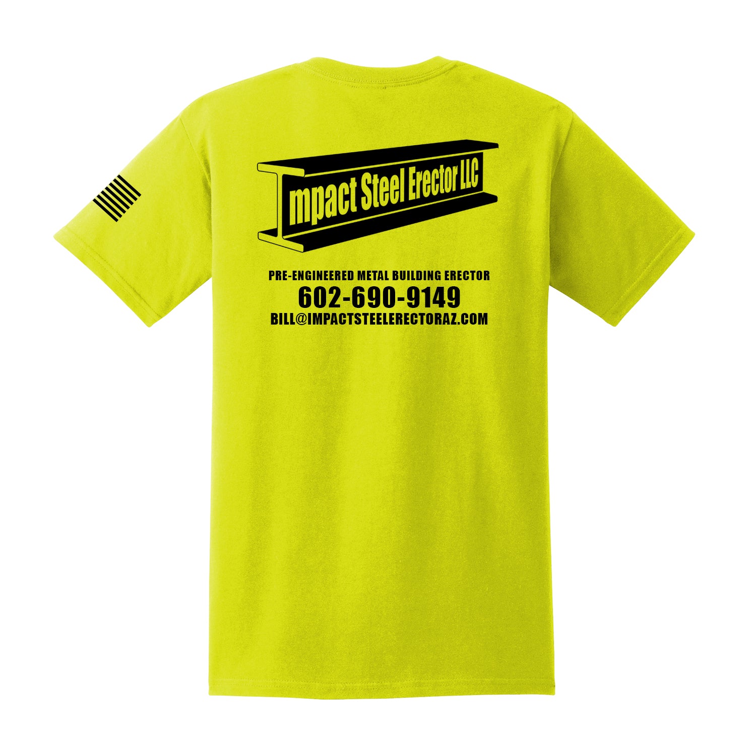 Impact Steel Erector Unisex Pocket Tee