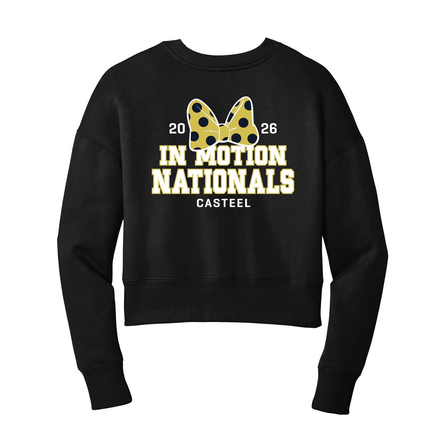 In Motion Nationals Cropped Crewneck Sweatshirt