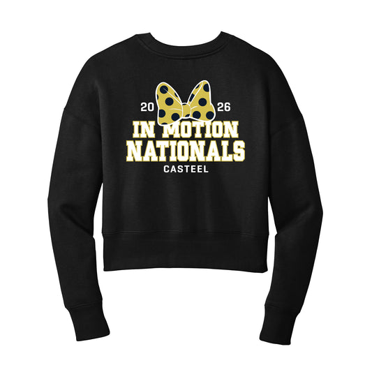 In Motion Nationals Cropped Crewneck Sweatshirt