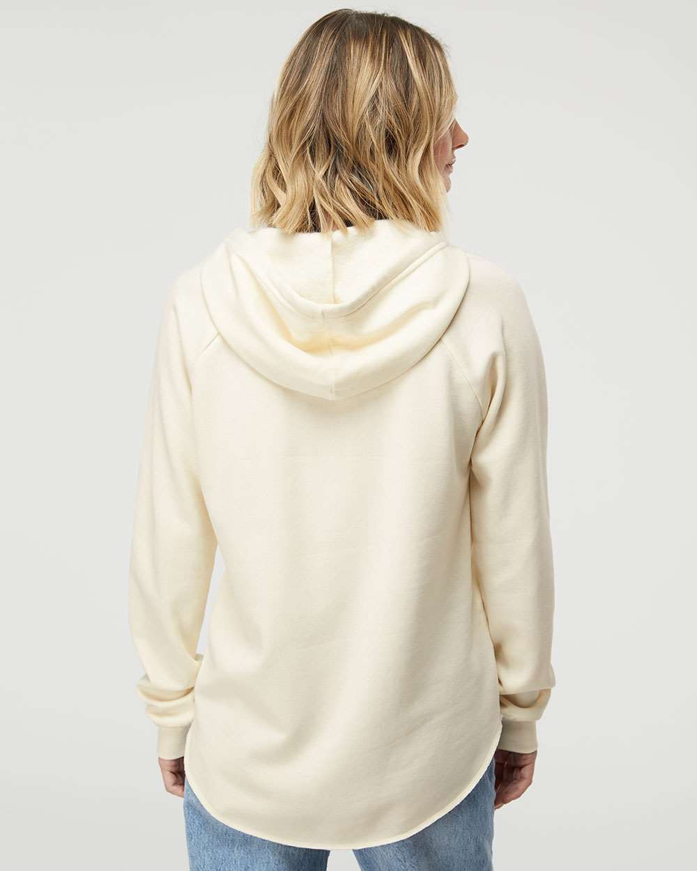 LA Dance Company Pink Women’s Lightweight California Wave Wash Hooded Sweatshirt