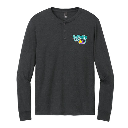 Infinity Teal Long Sleeve Henley