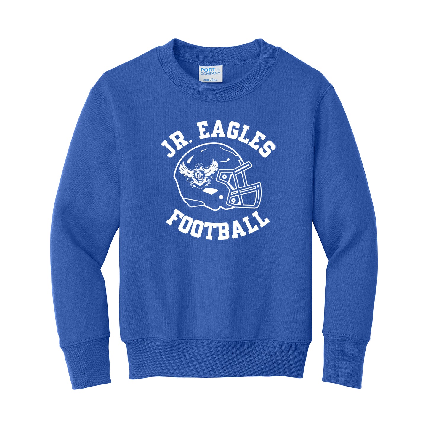 Jr. Eagles Helmet Unisex Crewneck Sweatshirt