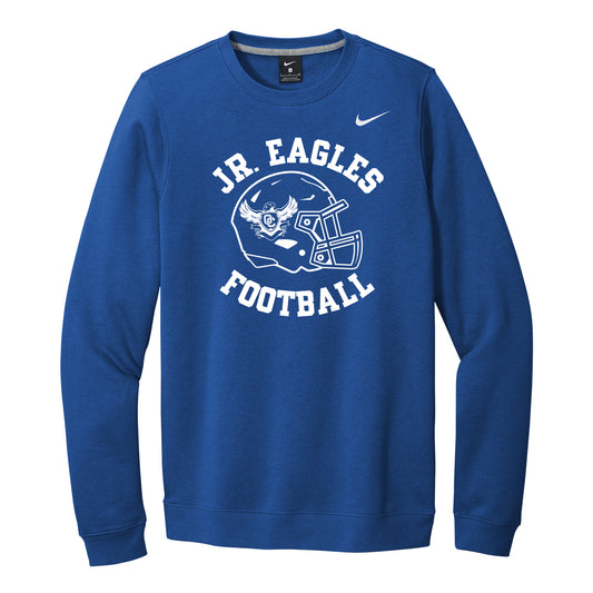 Jr. Eagles Helmet Nike Crewneck Sweatshirt