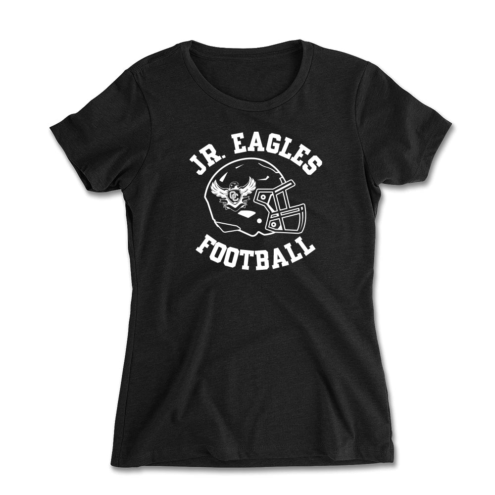 Jr. Eagles Helmet Women's Fitted Tee