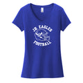 Jr. Eagles Helmet Women's V-Neck Tee