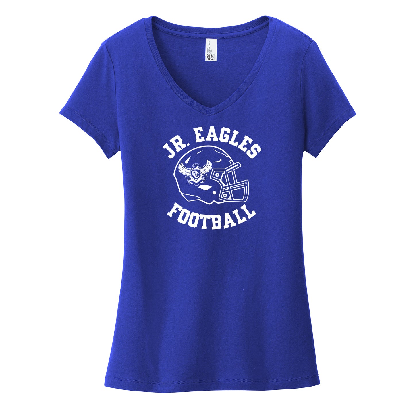 Jr. Eagles Helmet Women's V-Neck Tee