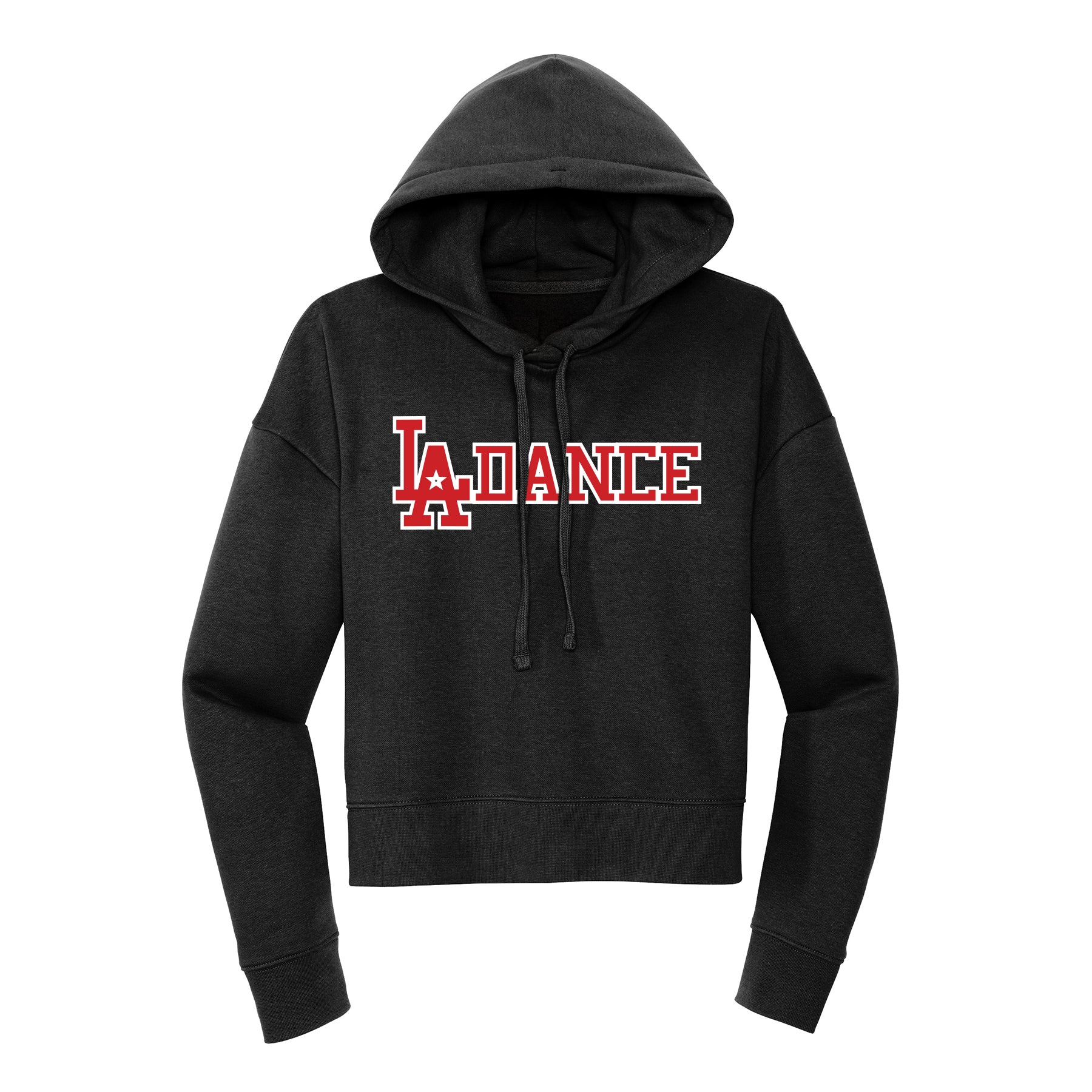 LA Dance Block Cropped Hoodie
