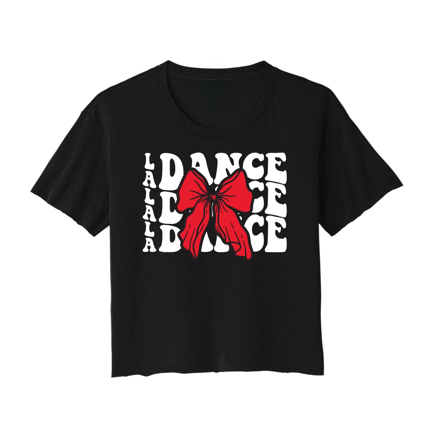 LA Dance Repeat Bow Cropped Tee