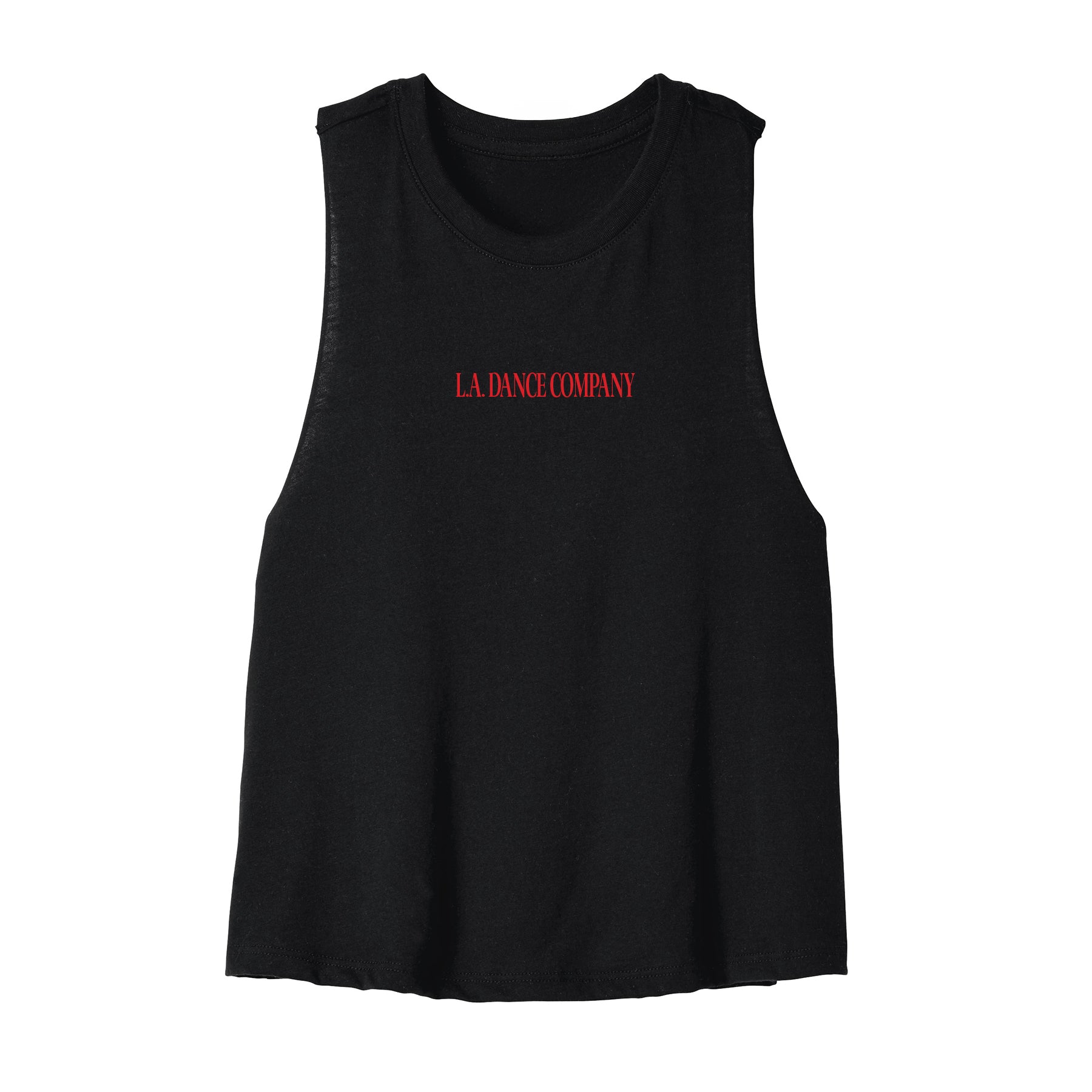 LA Dance Oversized Cropped Racerback Tank