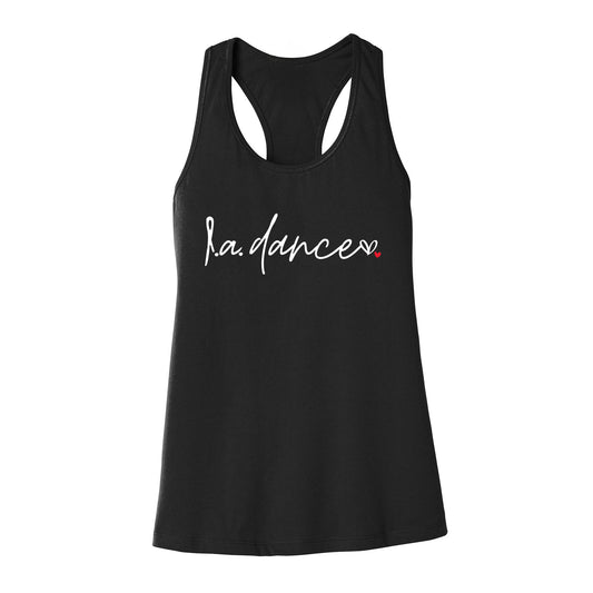 LA Dance Handwritten Racerback Tank