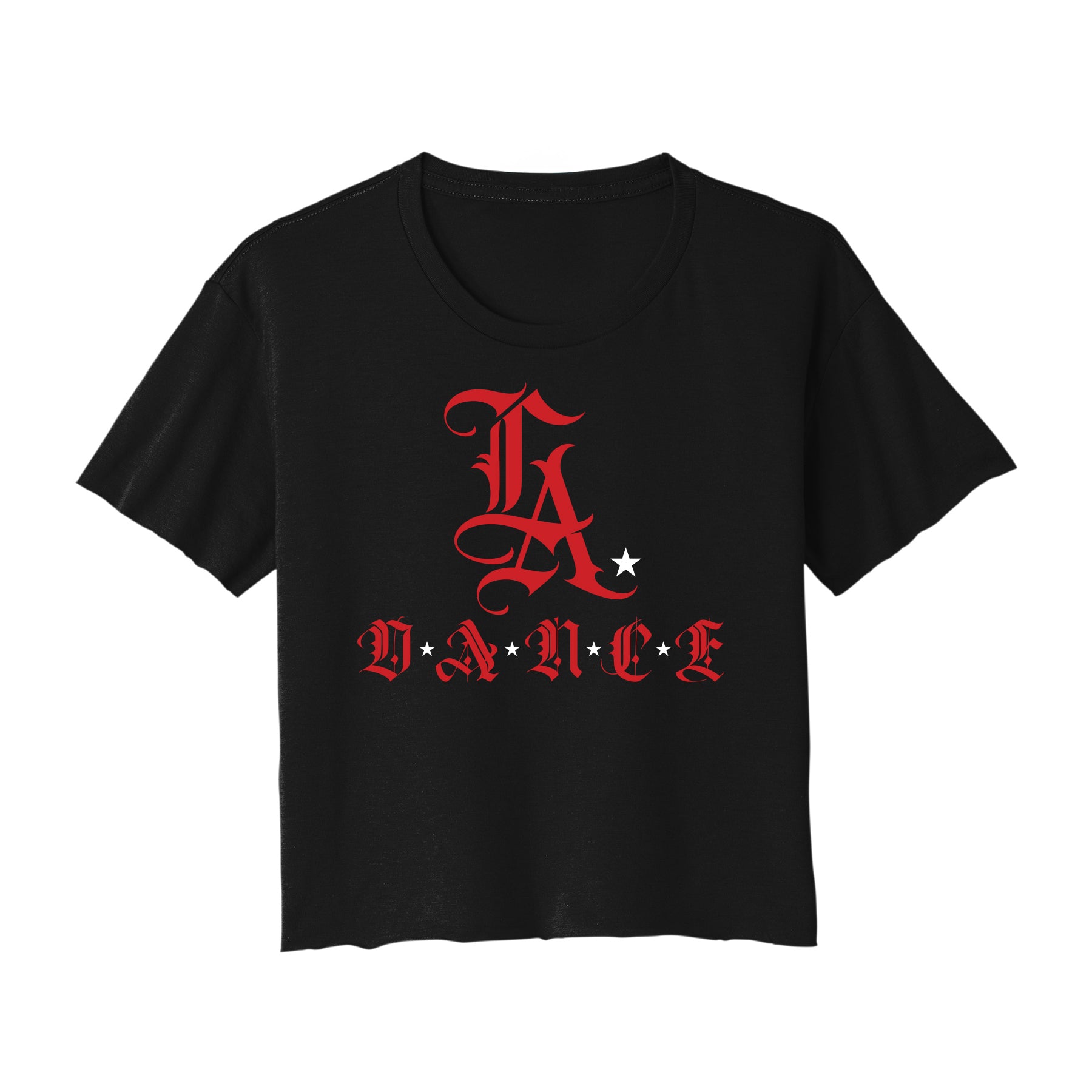 LA Dance (Old English) Cropped Tee