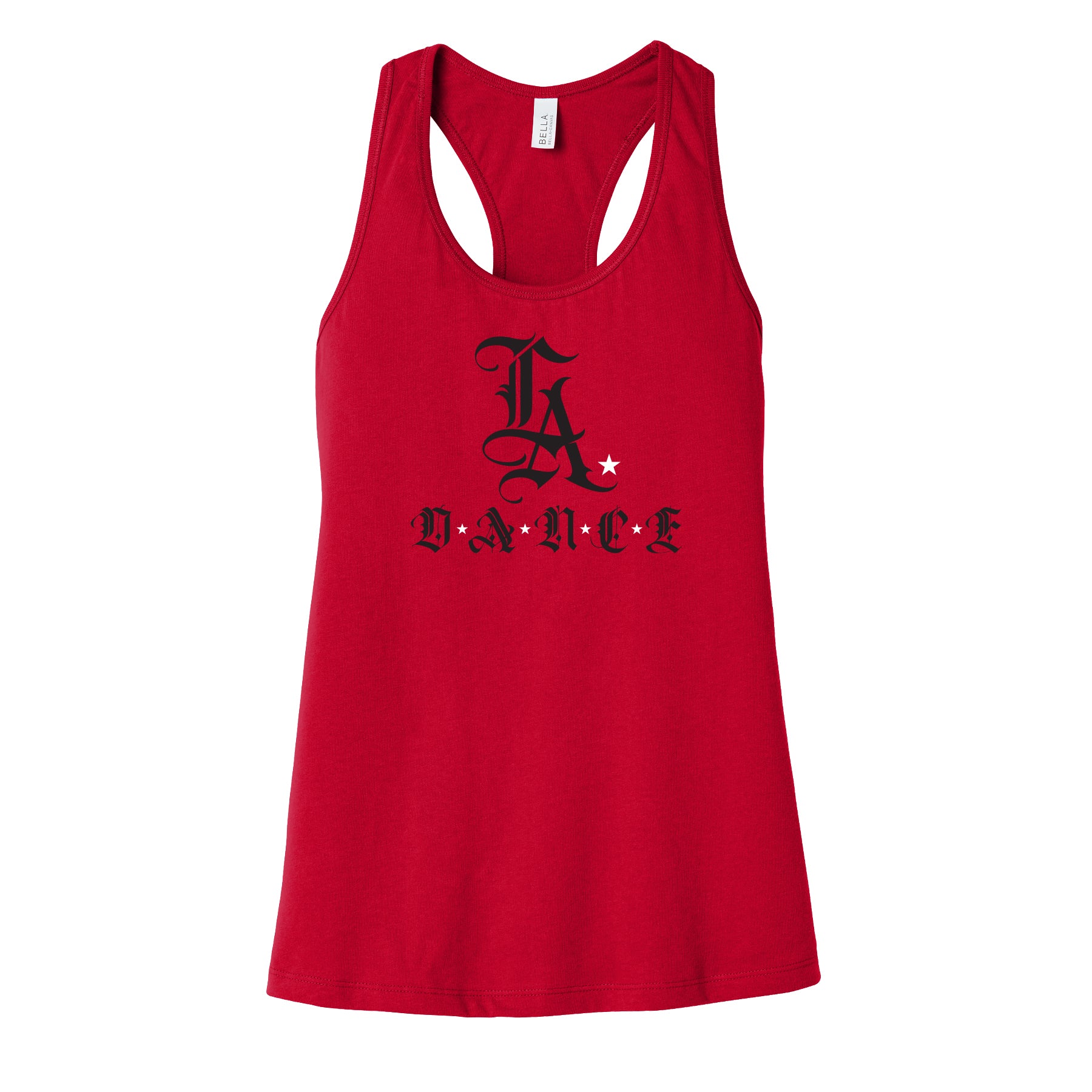 LA Dance (Old English) Racerback Tank