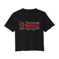 LA Dance Outline Repeat Cropped Tee